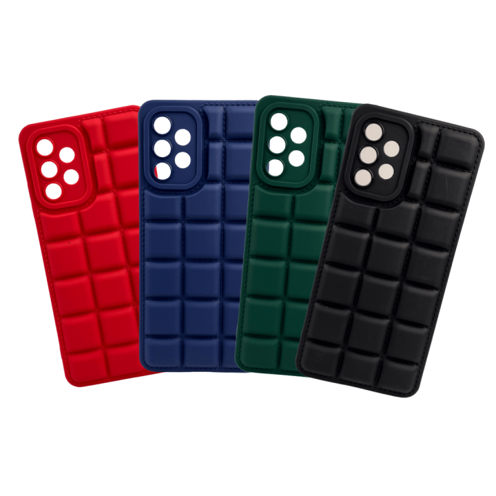 Cadbury Chocolate 3D Puffer Phone Case For Samsung Galaxy A32 5g Soft TPU Silicone Shockproof Camera Protection Case Cover