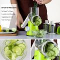 High Quality Manual Round Tabletop Drum Grater Slicer Cutter Grinder Vegetable Meat. 