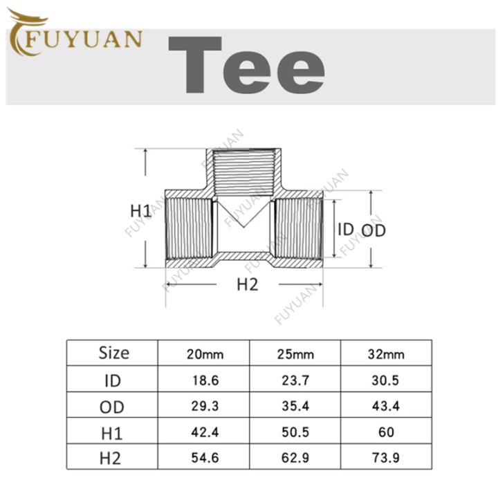 Pvc%201/2%203/4%201%20Female%20Thread%20Connector%2020/25/32mm%20Straight%20Elbow%20Tee%203-Way%20Adapter%20For%20Garden%20Irrigation%20Aquarium%20Diy%20-%20Image%206
