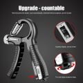 1Pc Hand Gripper Adjustable Resistance Automatic Counting Non-Slip Hand Grip Strength Trainer Fingers Wrist Forearm Exerciser Workout Gear Home Gym Exercise Equipment. 
