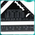 Right Angle 7 inch Aluminum Triangular Triangle Metric Scale Measure Ruler Carpenter Framing Measuring Tool. 