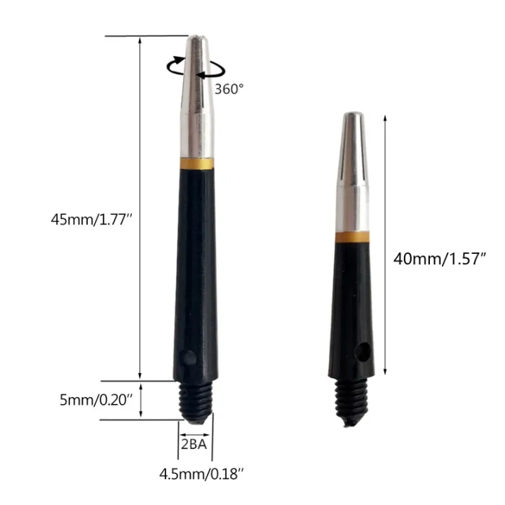Ineverlefte%204pcs%2045mm/35mm%202BA%20360degree%20Spin%20Nylon%20and%20High%20Quality%20Aluminum%20Dart%20Shaft%20Plastic%20Dart%20Accessories%20-%20Image%206