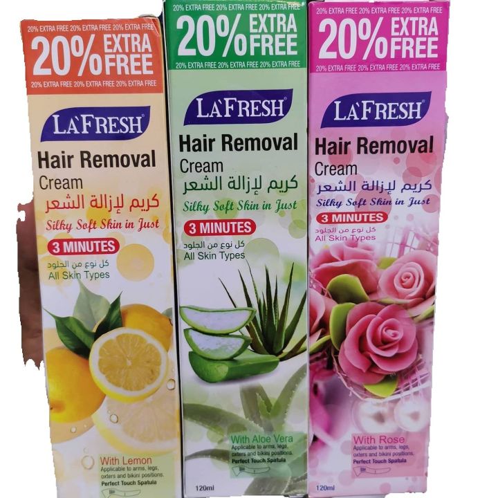 LA FRESH Hair Removal cream 20% Extra Free [3 minutes] All Skin Type