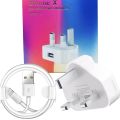 MFI Certified IPhone Charger with FREE DATA CABLE for 13 /12 /11 /11Pro /11Max / XS / XR / XS Max / 8 / 7 / 6 / 5s / 5c / 5 / Ipad Pro / Ipad Air / Air 2 / Ipad Mini / Mini 2 / Mini 4/ Ipad 4th Gen/ Ipod Touch 5th Gen / (ipua). 