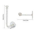 New Clear Acrylic Headband Display Rack Scrunchie Organizer Stand Holder With Hair Accessories Storage Shelf For Headbands. 