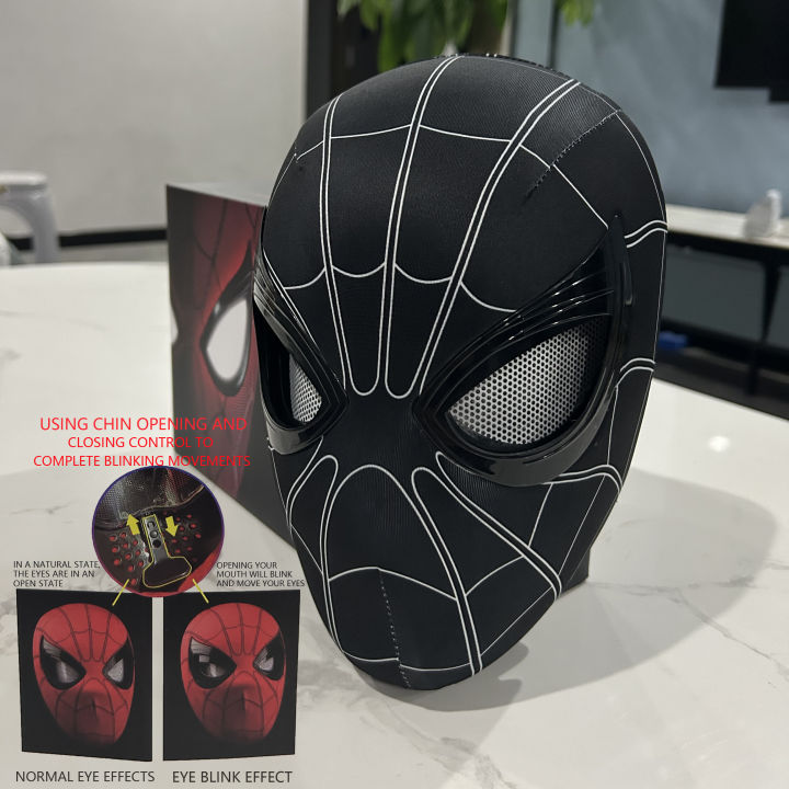 Mascara%20Spiderman%20Headgear%20Cosplay%20Moving%20Eyes%20Electronic%20Mask%20Spider%20Man%201:1%20Remote%20Control%20Elastic%20Toys%20for%20Adults%20Kids%20Gift%20-%20Image%206