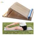 Wooden Slant Board Adjustable Balancing Fitness Pedal Solid Wood Slant Board. 