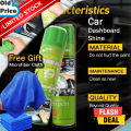 Car Dashboard Cleaner Handboss Universal Foam Cleaner Spray With Free Microfiber Cloth. 