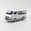 1:32 Scale Proswon Diecast Toy Model Toyota Hiace Van Car Pull Back Doors Openable Sound and Light Educational Collection Gift. 