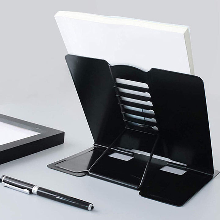 Desk%20Book%20Stand%20Metal%20Reading%20Rest%20Book%20Holder%20Angle%20Adjustable%20Stand%20Document%20Holder%20Portable%20Sturdy%20Lightweight(Black)%20-%20Image%203