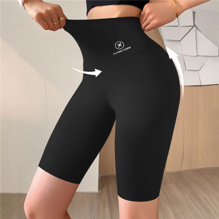 Women's%20Gym%20Shorts%20Sports%20Fitness%20Short%20Leggings%20Push%20Up%20Slim%20Fit%20Yoga%20Half%20Pants%20Elastic%20High%20Waist%20Summer%20Thin%20Workout%20Tights%20-%20Image%203
