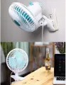 NEW 220V 180 Degree Adjustable Mini Desktop Fan High-Speed Air Desk and Clip On Fan With Fan Head Clamp For Dormitory Office | INeedz AS0027. 