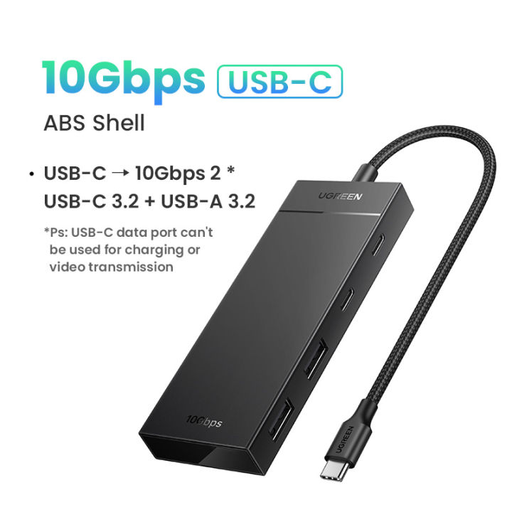 UGREEN%20USB%20C%204-Port%20HUB%2010Gbps%20USB%20Type-C%203.2%20%204*USB%20C%EF%BC%8C2*USBA2*USB%20C%20Port%2010Gbps%20USB%20Splitter%20for%20Macbook%20Air%20M3%20Samsung%20S24%20Ultra%20-%20Image%209