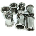 Panda Online 20PCS 304 Stainless Steel Rivet Nut Flat Head Threaded Rivnut Insert Nutserts M3 M6. 
