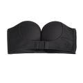Women's Push-up Bra Without Underwire Front Closure Half Cup Strapless Bra. 