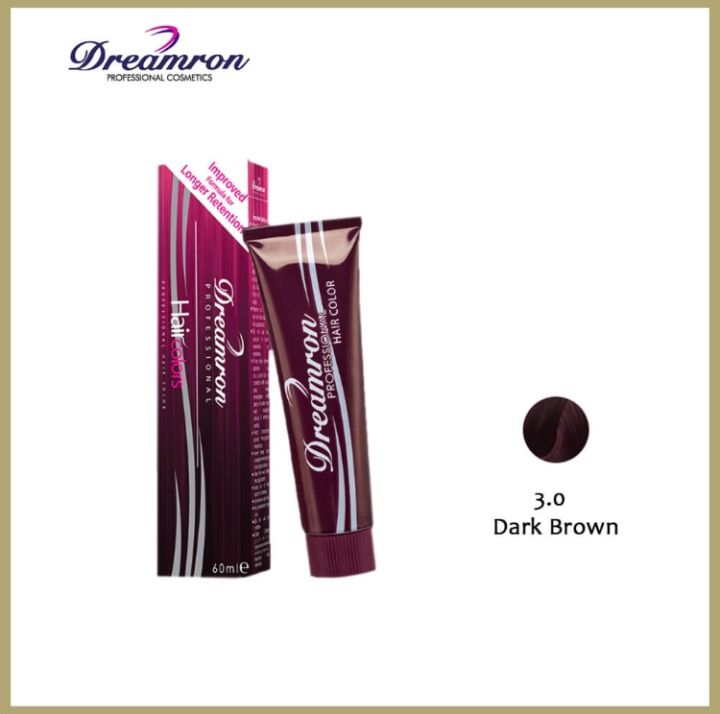 Dreamron%20Hair%20Color%203.0%20Dark%20Brown-%2060Ml%20With%206%25%20Developer%20-%20Image%204