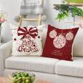 Christmas Throw Pillow Cover Cushion Cover for Sofa Xmas Decoration Bell. 