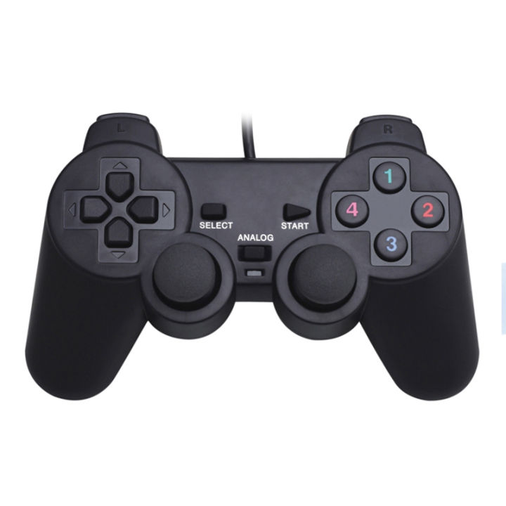 USB Wired PC Game Controller Gamepad Double Vibration Joystick Game Pad Joypad Control for PC Computer Laptop