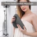 Foot Scrubber for Shower 25 x 30 CM, Silica Gel Shower Foot Scrubber, Shower Foot Scrubber Mat with Non-Slip Suction Cups, for Improve Circulation and Relieve Tired. 