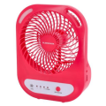 Olsenmark Rechargeable 6 inch Mini Table Fan with Light (OMF1785). 