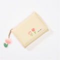 Coin Pocket Wallets Card Holder Wallet Flower Card Holder PU Leather Coin Pocket Mini Change Purses Coin Purse. 
