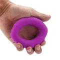Olive Shape Hand Grip Strengthener 3 Level Silicone Ring Resistance Strength Trainer Exerciser For Increasing Hand Finger. 