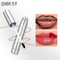 QIBEST Lip Liner Peel Off Tattoo Lipgloss Waterproof Long Lasting Matte Lip Tint Brown Contour Tear-off Lip Stain Cosmetics. 