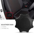 2PCS Black Seat Adjustment Knob for Golf Jetta Mk4 Passat B5 Beetle Leon Ibiza 1J0 881 671 F. 