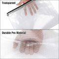18Pcs Mesh Zipper Pouch Document Bag, 8 Assorted Size, Waterproof Plastic Zip File Folders, Multipurpose for Office,Home. 