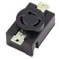 【Customizable】 2kw Generator Plug Socket 168f/170f Gx160 Anti-Loose Plug Socket Three-Pole Plug Ac250v 30a Generator Plug Electrical Equipment. 