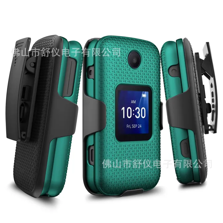 Applicable%20TCL%20Classic%204058C%20Flip%20Back%20Splint%20Phone%20Case%20Three-in-One%20Protective%20Sleeve%20-%20Image%202