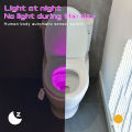 Toilet Night Lights USB Rechargeable 16 Colors Changing LED Inside Toilet Bowl Motion Sensor Activated LED Projection Nightlight. 