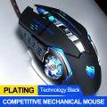 T-Wolf V6 Gaming Mouse DPI Adjustable LED RGB Wired USB Programmable Mouse. 