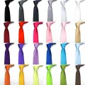 【ALLGOOD】Gwuqu New Classic Solid Plain of 22 Colors Jacquard Woven Silk Blend Men's Tie Necktie. 