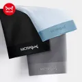 MiiOW 3Pcs Cotton Men Boxings Shorts Underwear Organic Graphene Antibacterial  Trunk Man Boxingshorts L-5XL. 