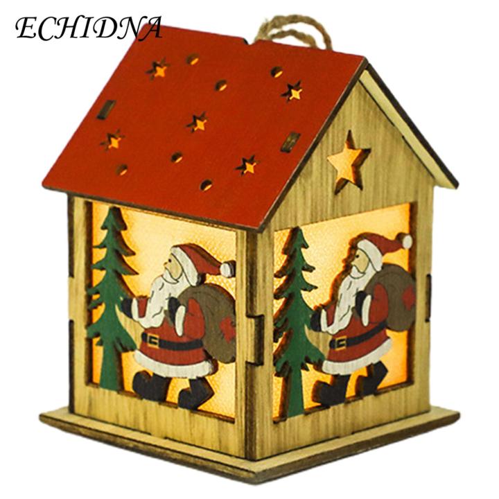 Christmas%20Tree%20Ornaments%20Miniature%20Led%20Wooden%20Christmas%20House%20Ornament%20Battery%20Powered%20Xmas%20Tree%20Decoration%20for%20Southeast%20Asian%20Buyers%20Diy%20Christmas%20Decorations%20-%20Image%203