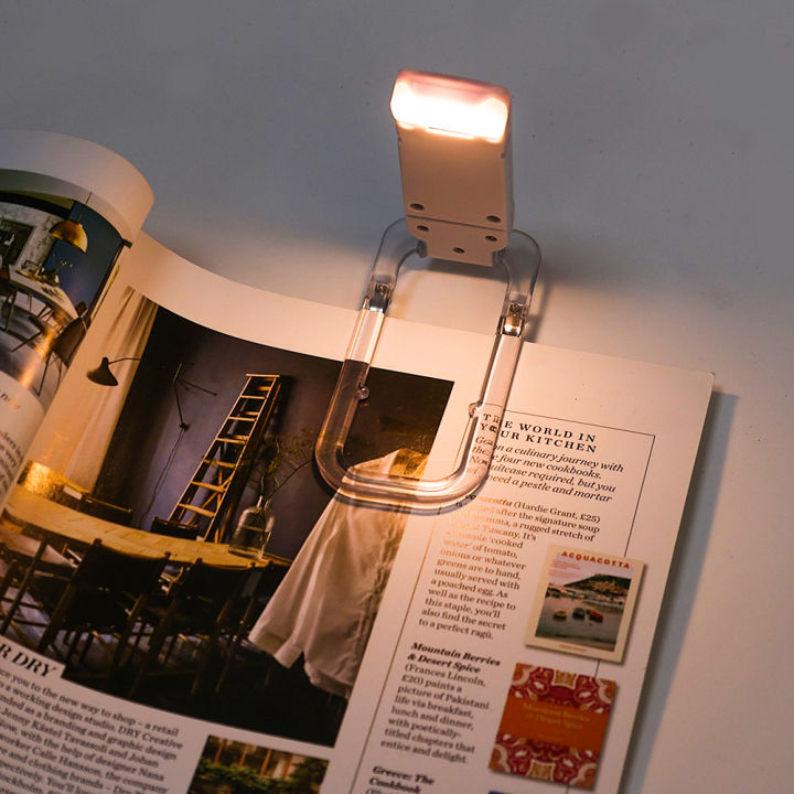 1/3Pcs%20USB%20Rechargeable%20LED%20Book%20Reading%20Light/%20Portable%20Bookmark%20Eye%20Protection%20Bedside%20Clip%20Lamp/%20White%20Adjustable%20Light%20-%20Image%207