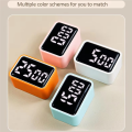 (VDZI) Mini Digital Timer LED Visual Timer Learn Cooking Countdown Clock Kitchen Timer Pink. 