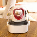 Mini Portable Heat Press Machine Heart-shaped Novel Digital Sublimation Transfer Printing Machine for T-shirts Cloth Transfering and Ironing. 