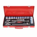 24PCS SOCKET WRENCH 1/2 DRIVE socket set 8 TO 32 Chrome vanadium professional standard. 