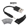 BOSTO Stylus Charging Cable Cord USB Charger 12cm for BOSTO/UGEE/Huion/Wacom Graphics Drawing Tablet Rechargeable Pen. 