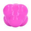 Reaction Ball Rubber Bright Color Hex Reaction Trainer Ball For Improving Ha. 