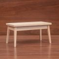 Wood Dollhouse Table Chair Doll Accessories 1:12 Scale Miniature Stool Bench Gift Mini Furniture Mini Dinning Table Dollhouse. 