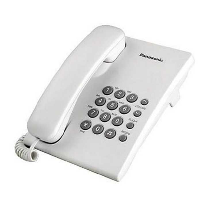 Panasonic KX-TS500MX Single Line Corded Phone White