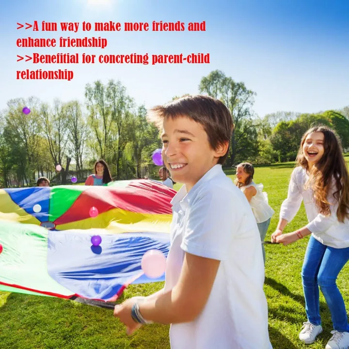 Parachute%20Play%20Toy%20With%20Handles%20Outdoor%20Team%20Game%20Waterproof%20Umbrella%20Toy%20Development%20Training%20For%20Children%20Rainbow%20Parachute%20-%20Image%203