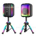NDR 102B 12 Inch Fashion RGB Pickup Rhythm Light Bluetooth Speaker Party Box Home Theater Comes with a Tripod TWS Caixa De Som Subwoofer | INeedz NDR 102B. 