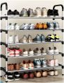 Shoe Shelf Storage Organizer |  6-Tier Stackable High Quality  Shoe Rack. 