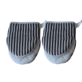 Striped Pattern Duck-Bill Microwave Oven Gloves for Baking,Insulation Gloves,Oven Mit Durable. 