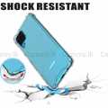 Samsung A12 Back Cover Transparent Silicone Shockproof Clear Case For Girls Boys New. 
