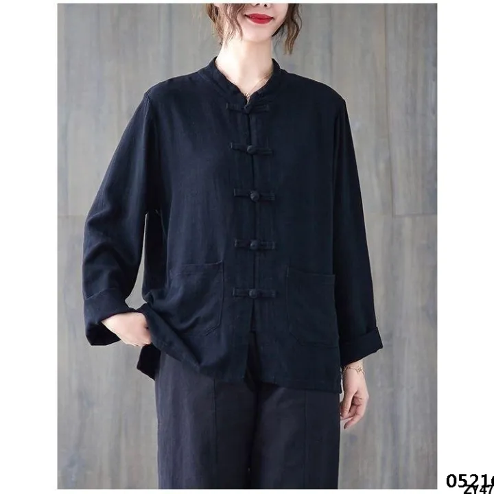 Clothing%20Tea%20Clothing%20Gong%20Opera%20Traditional%20Chinese%20Performance%20Costume%20R%20Sketch%20Cotton%20and%20Linen%20Layman%20Tang%20Suit%20Tai%20Chi%20Men%20and%20Women%20Zen%20Leisurely%20Spring%20and%20Autumn%20Practice%20-%20Image%206